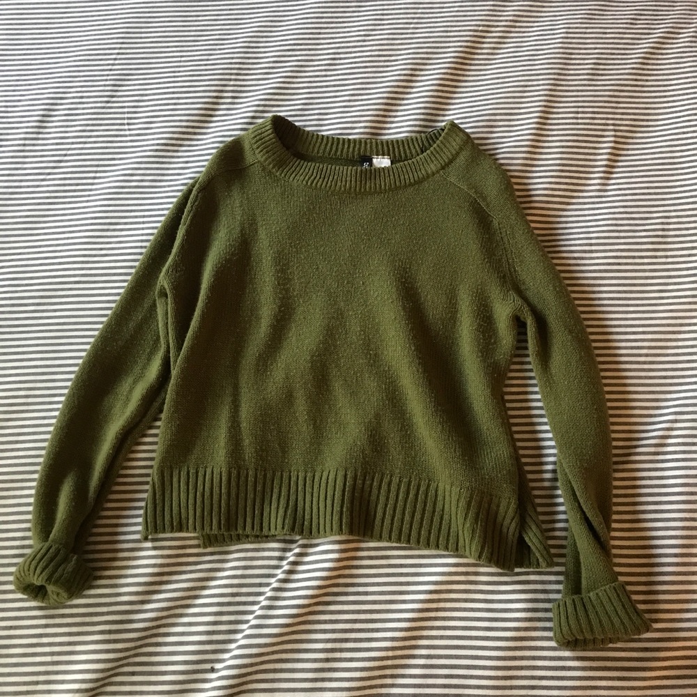 H&M Green Sweater